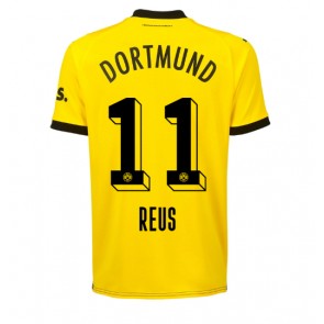 Lacne Muži Futbalové dres Borussia Dortmund Marco Reus #11 2023-24 Krátky Rukáv - Domáci